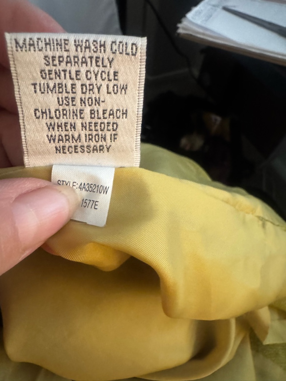 Olive Green Women's Skirt Set - Classic Button Front - Picture 10 of 12